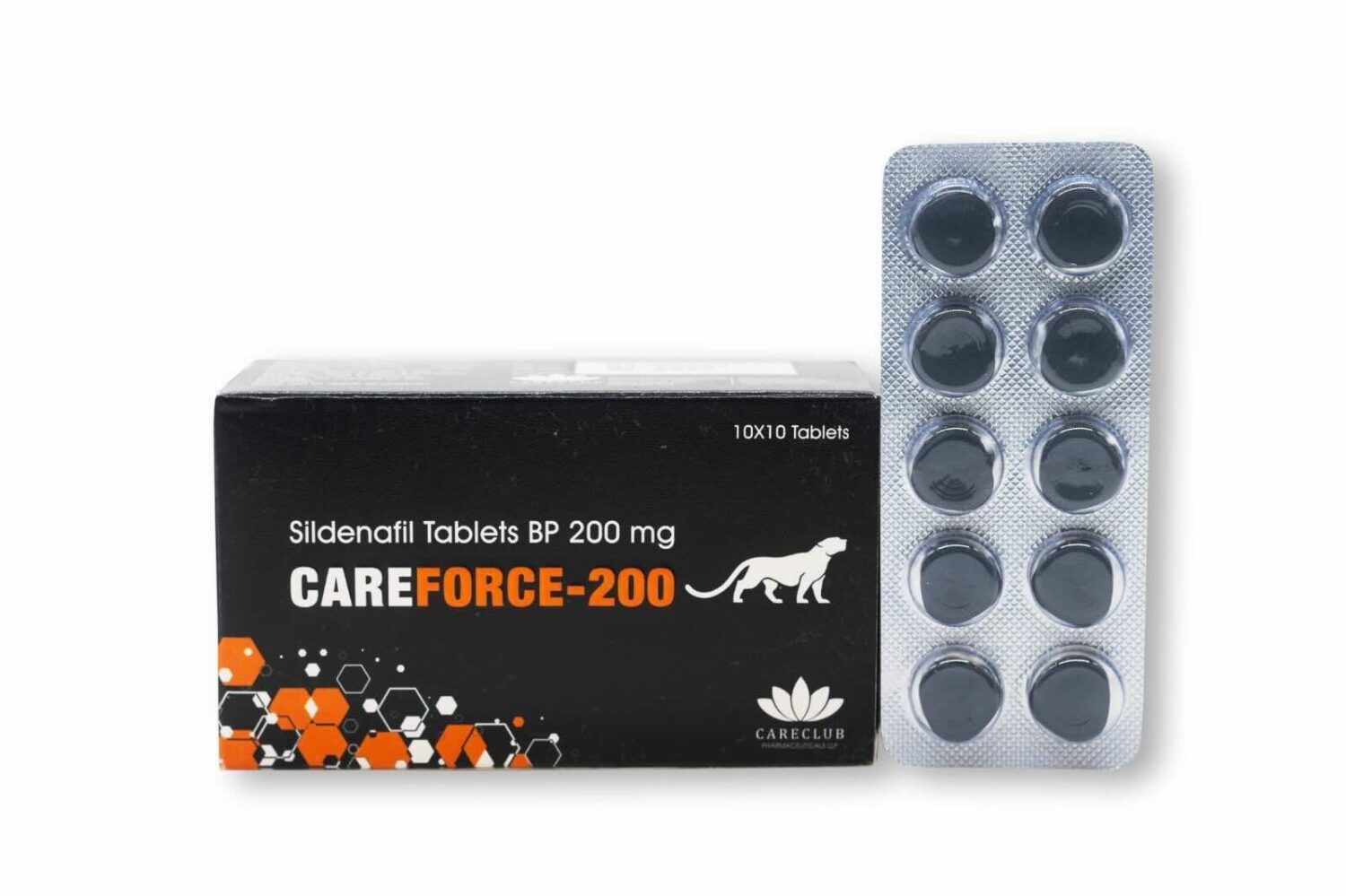 Doosje Careforce 200 mg met striptabletten