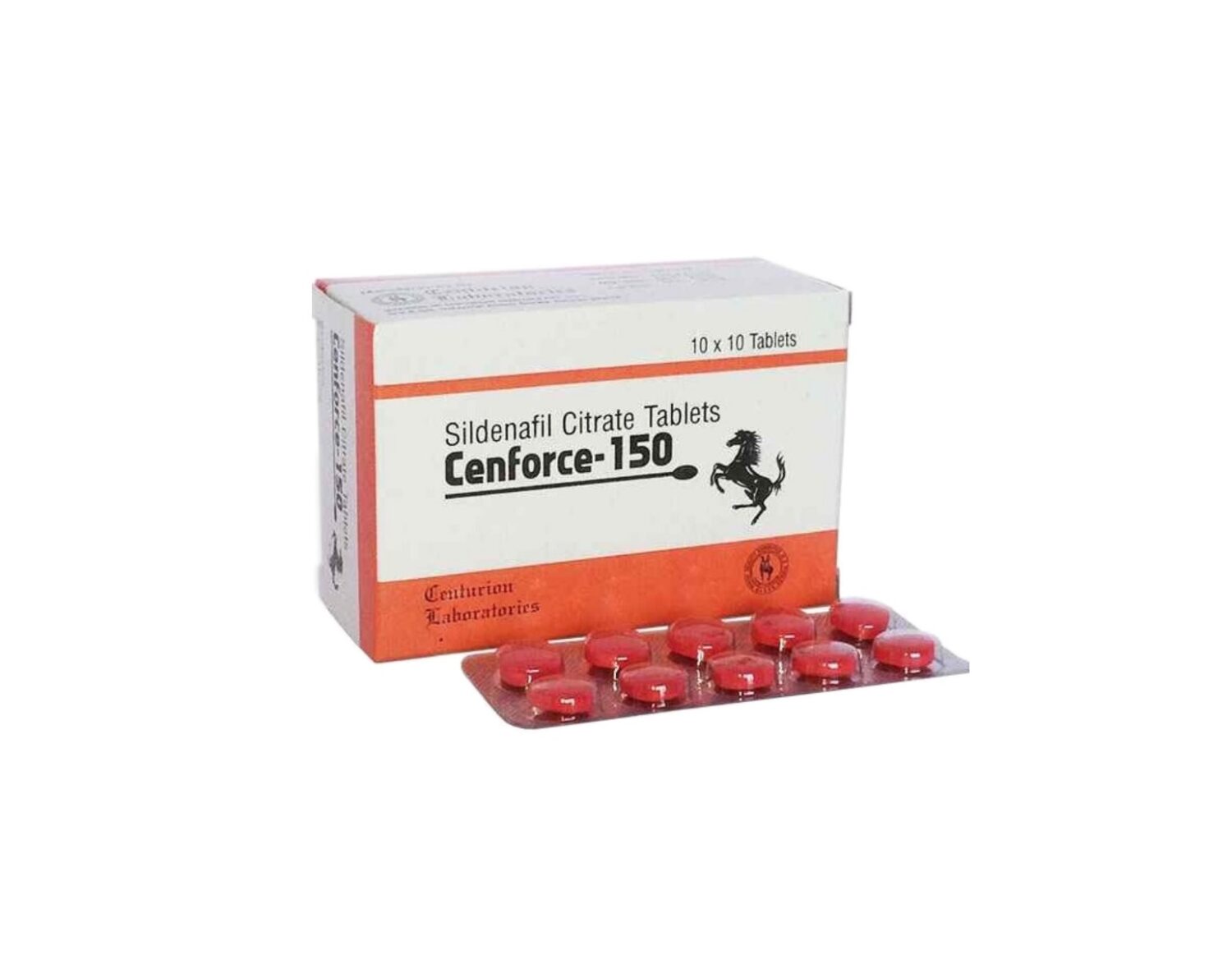 Doosje Cenforce 150 mg met striptabletten