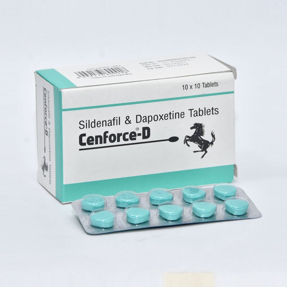 Doosje Cenforce-D 160 mg met striptabletten