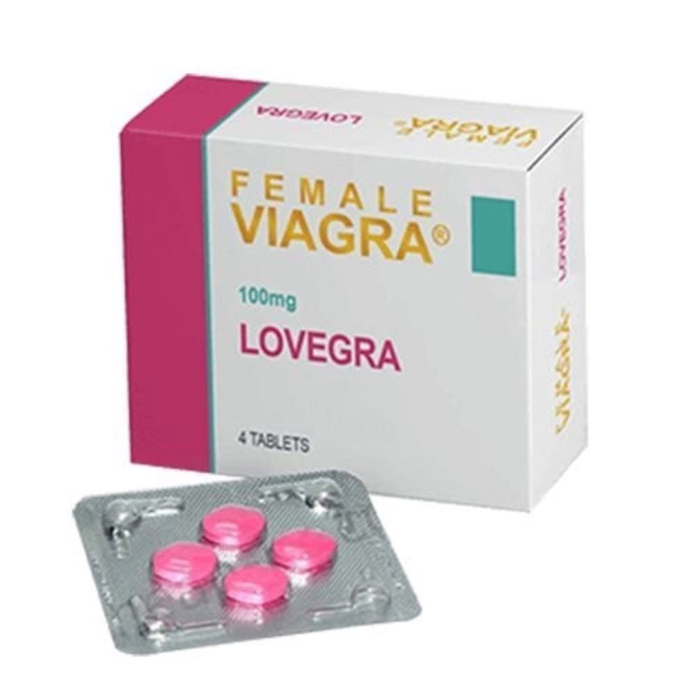 Doosje Lovegra 100 mg met striptabletten